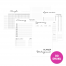Planer elegant do druku planner