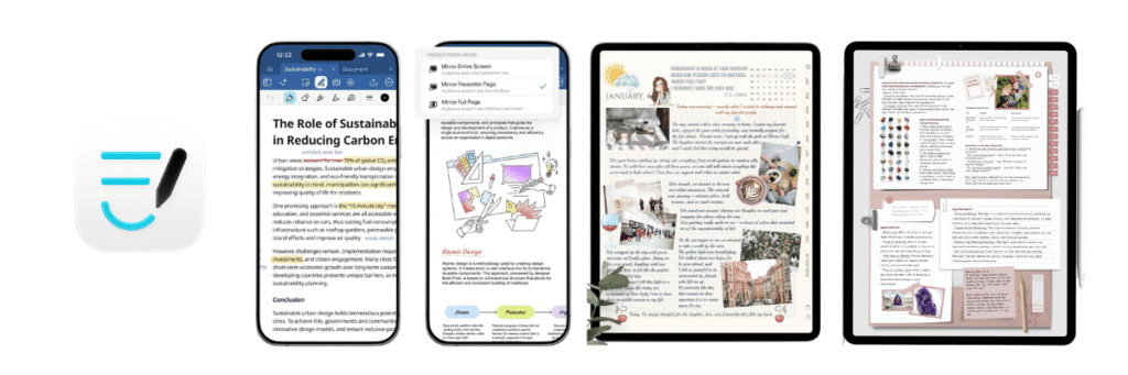 Aplikacja Goodnotes opinia recenzja dziennik
